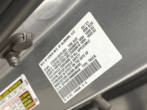 Used 2021 Honda Ridgeline RTL-E image 23