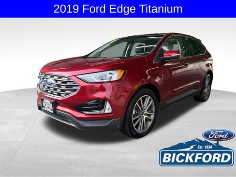 Used 2019 Ford Edge Titanium w/ Cold Weather Package AWD/4WD image 1