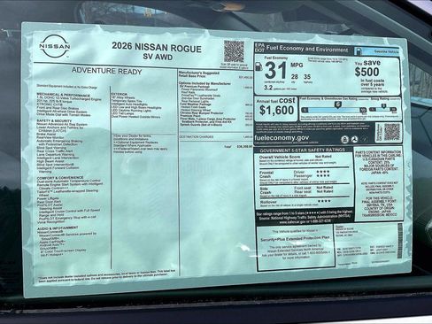 New 2026 Nissan Rogue Platinum w/ Platinum Premium Package AWD/4WD image 15