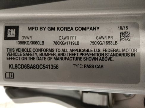 Used 2016 Chevrolet Spark LT image 33