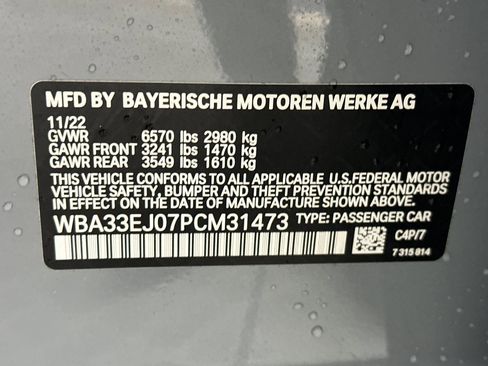 Certified 2023 BMW 760i xDrive image 20