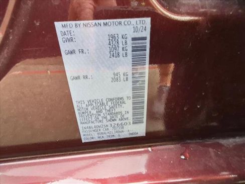 Used 2025 Nissan Altima 2.5 SV FWD image 20