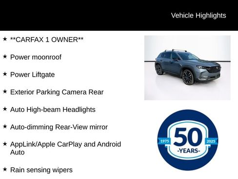 Used 2024 MAZDA CX-50 AWD 2.5 S w/ Premium Plus Pkg image 9