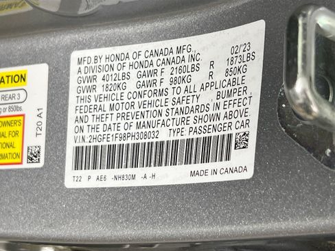 Used 2023 Honda Civic Touring image 32