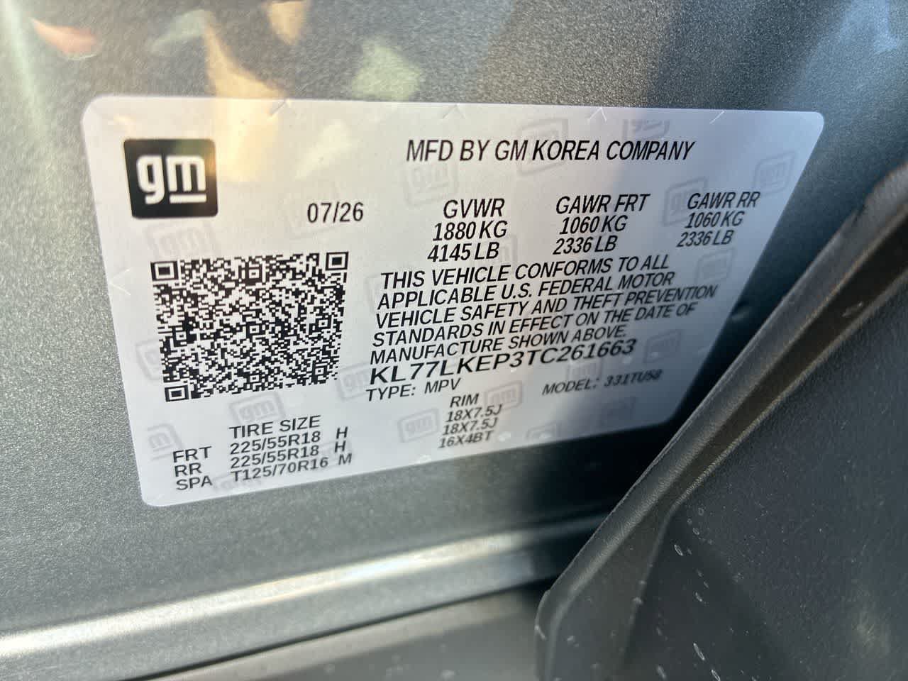 New 2026 Chevrolet Trax ACTIV w/ Sunroof Package FWD image 33
