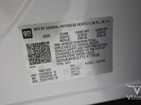 New 2026 Chevrolet Equinox LT w/ Convenience Package II FWD image 36