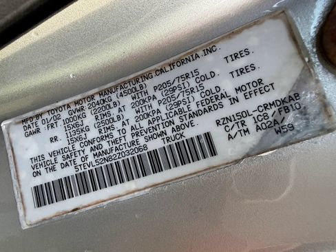 Used 2002 Toyota Tacoma 2WD Xtracab image 43