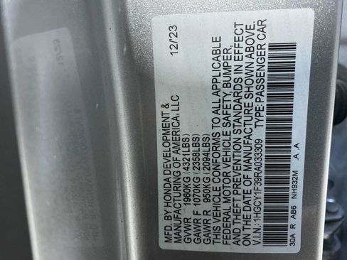 Used 2024 Honda Accord EX image 21