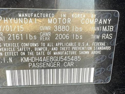 Used 2016 Hyundai Elantra SE w/ Option Group 02 FWD image 21