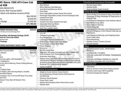 Used 2024 GMC Sierra 1500 AT4 w/ AT4 Preferred Package AWD/4WD image 4