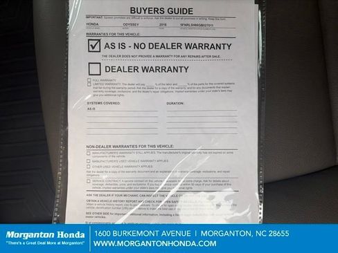Used 2016 Honda Odyssey EX-L image 28