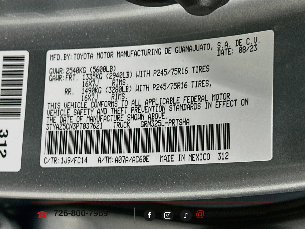 Used 2023 Toyota Tacoma SR5 RWD image 30