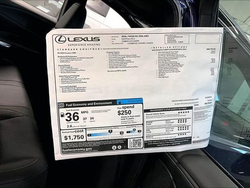 New 2026 Lexus RX 350 AWD/4WD image 14