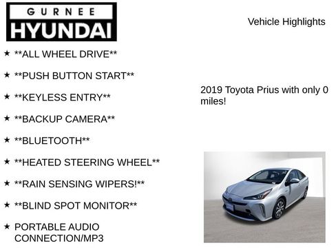 Used 2019 Toyota Prius XLE w/ Carpet Mat Package AWD/4WD image 7