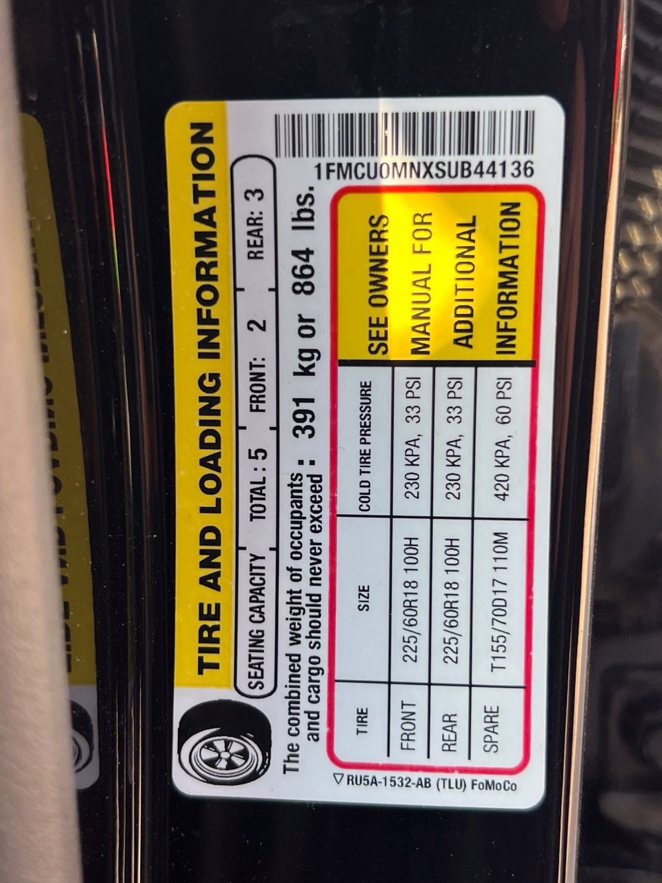 Used 2025 Ford Escape ST-Line FWD image 29