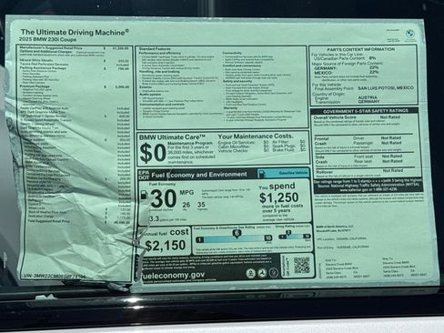 Used 2025 BMW 230i Coupe w/ Premium Package image 29