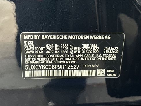 Used 2023 BMW X6 xDrive40i w/ M Sport Package AWD/4WD image 28