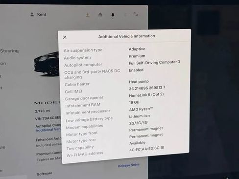Used 2022 Tesla Model X AWD/4WD image 16
