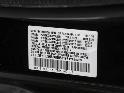 Used 2016 Honda Odyssey EX-L image 51