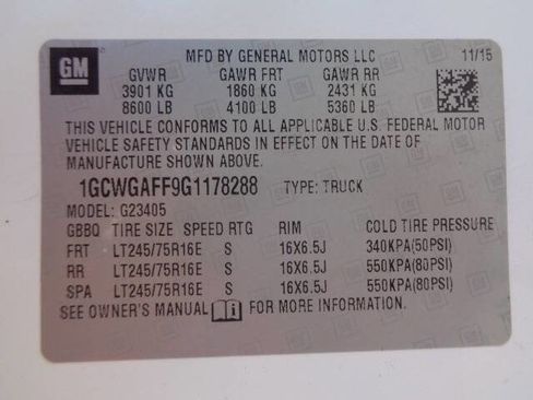 Used 2016 Chevrolet Express 2500 image 27