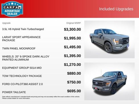 Certified 2021 Ford F150 Lariat AWD/4WD image 14