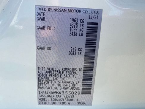 Used 2025 Nissan Altima 2.5 SV image 30