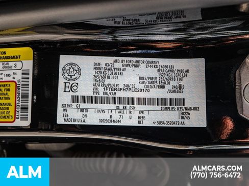 Used 2023 Ford Ranger Lariat w/ Equipment Group 501A High image 65