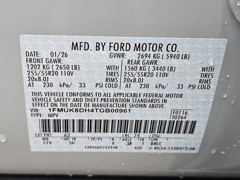 New 2026 Ford Explorer Active w/ Active Comfort Package AWD/4WD image 30