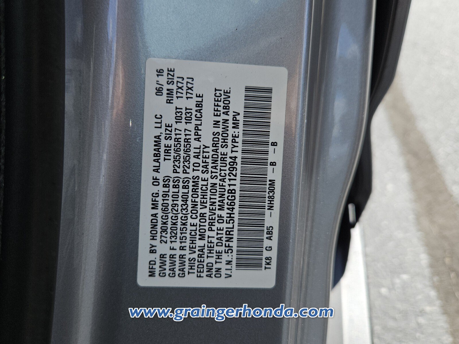 Used 2016 Honda Odyssey EX image 14