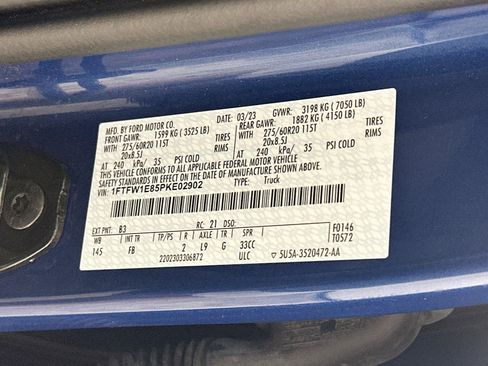 Used 2023 Ford F150 XLT w/ Equipment Group 302A High AWD/4WD image 12