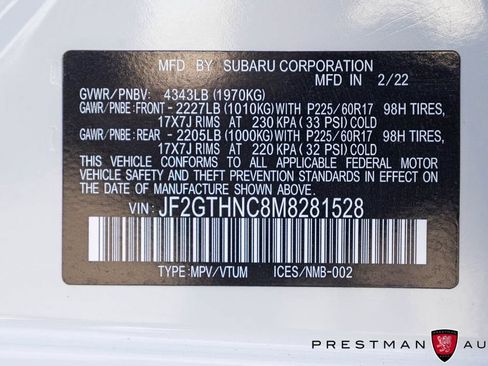 Used 2021 Subaru Crosstrek 2.5i Limited w/ Moonroof Package 2 AWD/4WD image 42
