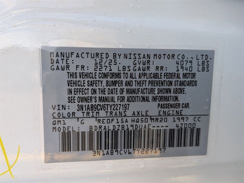 New 2026 Nissan Sentra SV w/ SV Convenience Package image 22