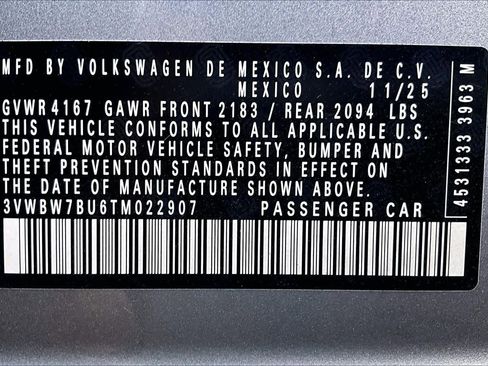 New 2026 Volkswagen Jetta Sport image 19