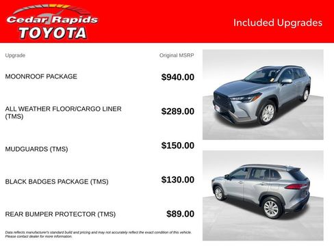 Certified 2023 Toyota Corolla Cross LE w/ Moonroof Package AWD/4WD image 7