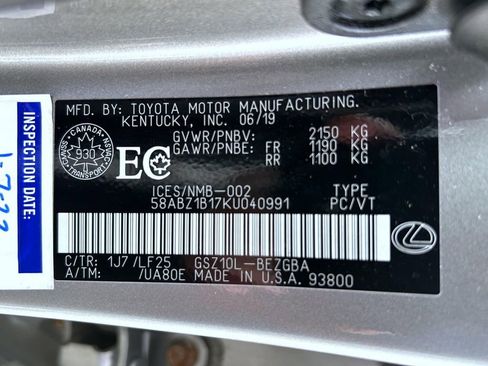 Used 2019 Lexus ES 350 F Sport image 24