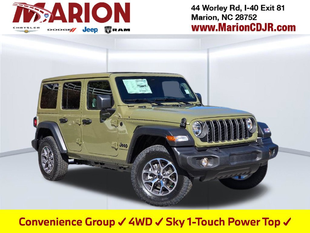 New 2026 Jeep Wrangler Unlimited Sport AWD/4WD 360° Tour