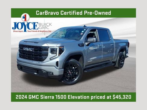 Certified 2024 GMC Sierra 1500 Elevation w/ LPO, Elevation Black Package AWD/4WD image 1