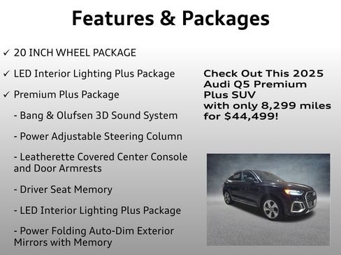 Used 2025 Audi Q5 2.0T Premium Plus w/ Premium Plus Package image 16