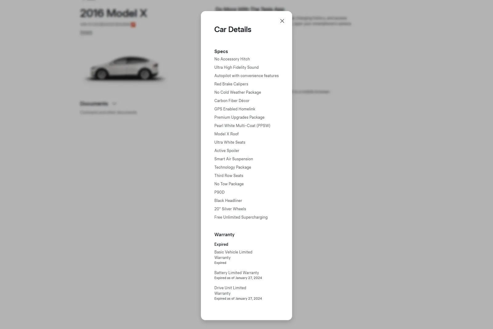 Used 2016 Tesla Model X Performance AWD/4WD image 3