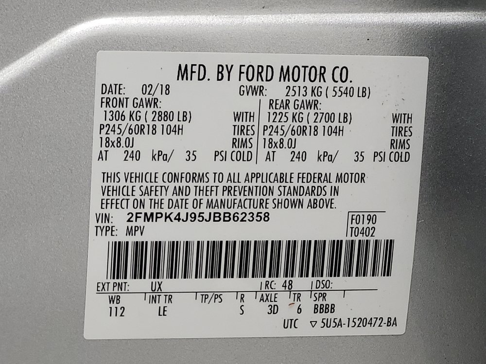 Used 2018 Ford Edge SEL w/ Equipment Group 201A AWD/4WD image 33