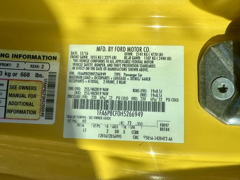 Used 2017 Ford Mustang GT Premium RWD image 10