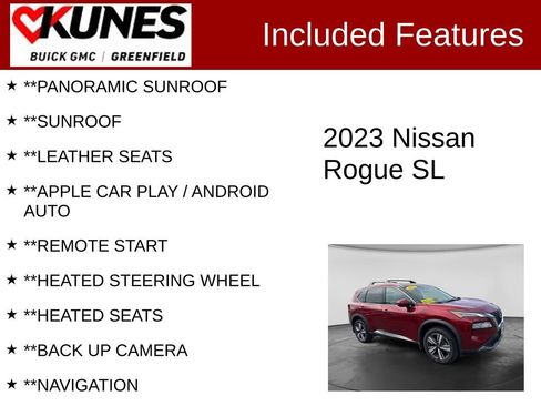 Used 2023 Nissan Rogue SL AWD/4WD image 2