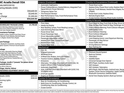 Used 2023 GMC Acadia Denali w/ Denali Technology Package
