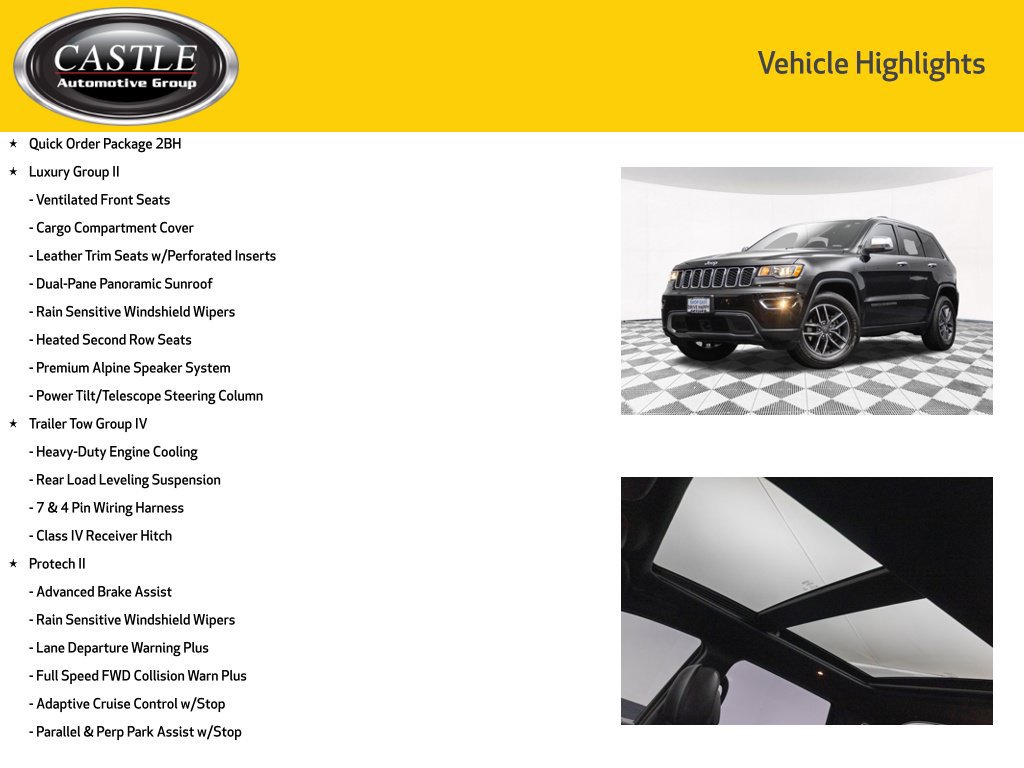 Used 2020 Jeep Grand Cherokee Limited w/ Luxury Group II AWD/4WD image 4