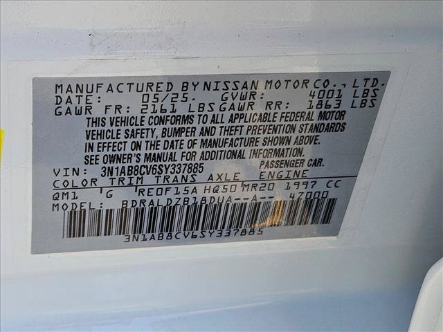 Used 2025 Nissan Sentra SV w/ Trunk Package FWD image 16