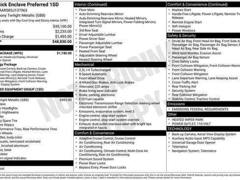 New 2025 Buick Enclave Preferred w/ Power Package image 4