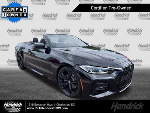 Certified 2022 BMW 430i Convertible w/ M Sport Package RWD image 1