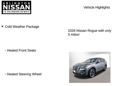 New 2026 Nissan Rogue SV w/ Cold Weather Package image 8