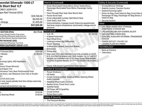 Used 2018 Chevrolet Silverado 1500 LT w/ All Star Edition RWD image 4