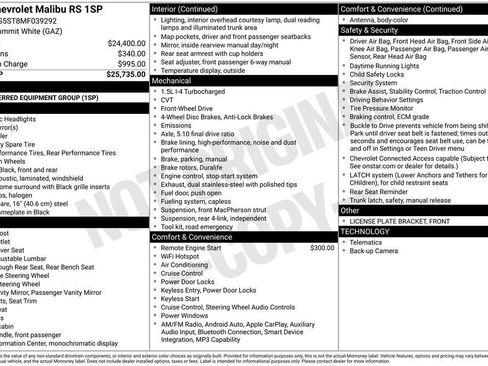 Used 2021 Chevrolet Malibu RS FWD image 2